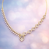 Radiance Lattice Diamond Necklace