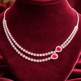 Royal Blush Diamond Necklace
