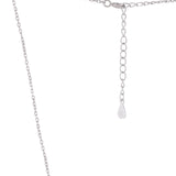 Silver Braided Vines Necklace Set