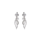 Silver Braided Vines Necklace Set