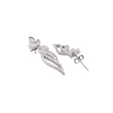 Silver Braided Vines Necklace Set