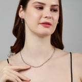 Prism of Love Silver Necklace Set