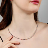 Prism of Love Silver Necklace Set