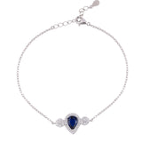 Azure Haute Silver Necklace Set