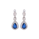 Azure Haute Silver Necklace Set