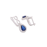 Azure Haute Silver Necklace Set