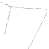 Solara Floral Silver Necklace Set
