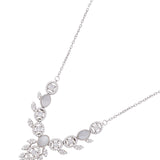 Moonveil Ivy 925 Silver Necklace Set