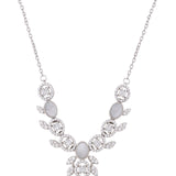 Moonveil Ivy 925 Silver Necklace Set