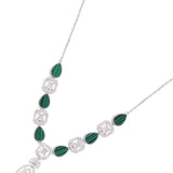 The Elegance of Eden Silver Necklace Set