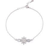 Dazzling Dreamscape Silver Necklace Set