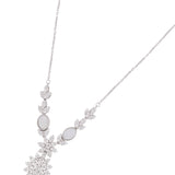 Dazzling Dreamscape Silver Necklace Set