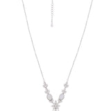 Dazzling Dreamscape Silver Necklace Set