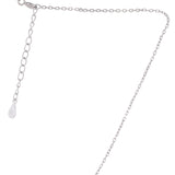 Frosted Vines Silver Necklace Set