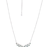 Frosted Vines Silver Necklace Set