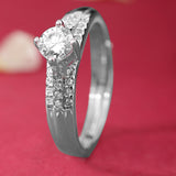 Sparkling Elysian Silver Ring