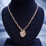 Aurora Orbit Diamond Necklace