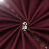 Ethereal Pear-Drop Swirl Diamond Pendant