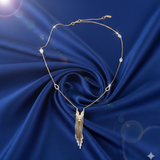 Cascading Tassel Station Diamond Necklace