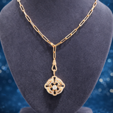 Eternal Orbit Diamond Necklace