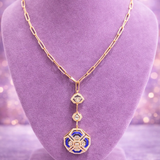 Royal Azure Diamond Necklace
