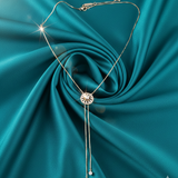 Diamond Celestial Compass Lariat Necklace