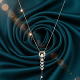 Diamond  Geometric Link Necklace