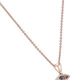 Dazzling Iris Diamond Pendant