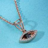 Dazzling Iris Diamond Pendant