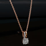 Sparkling Halo of Majesty Diamond Pendant