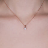 Sparkling Halo of Majesty Diamond Pendant