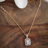 Rectangle VerticaLux Diamond Pendant