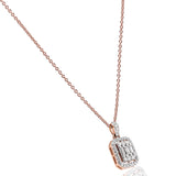 Rectangle VerticaLux Diamond Pendant