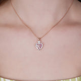 Ethereal Hearts Diamond Pendant