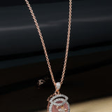 Wildflower Frost Diamond Pendant