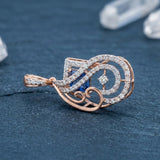 Diamond Serpentine Azure Pendant
