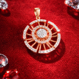 Radiance Compass Diamond Pendant