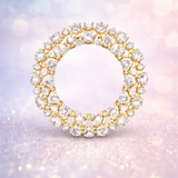 Aurelian Halo Diamond Pendant