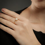 Pearl Nest Silver Ring - Diavo Jewels