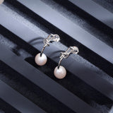 Knotted 925 Silver Earrings - Diavo Jewels