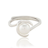 Pearl Nest Silver Ring - Diavo Jewels