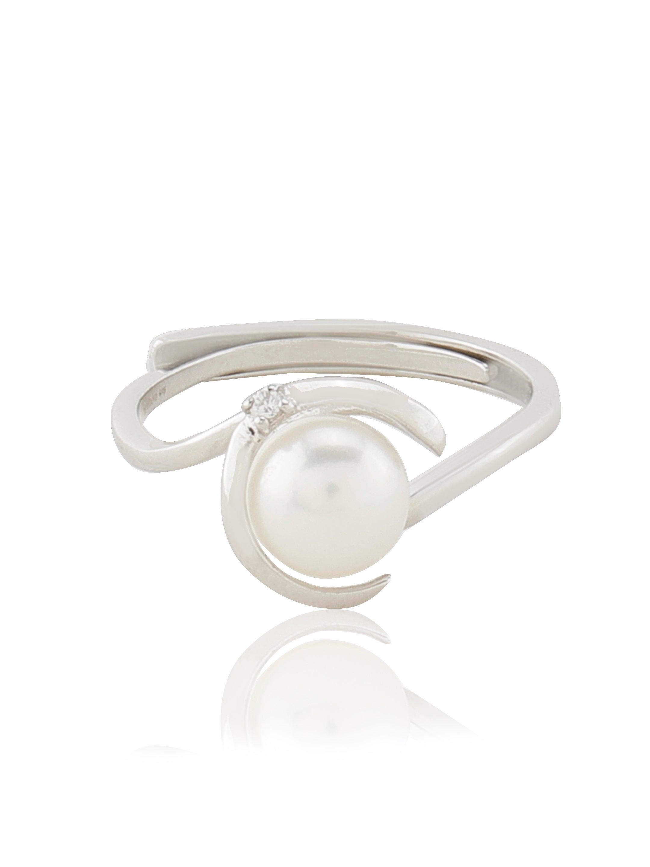 Pearl Nest Silver Ring - Diavo Jewels