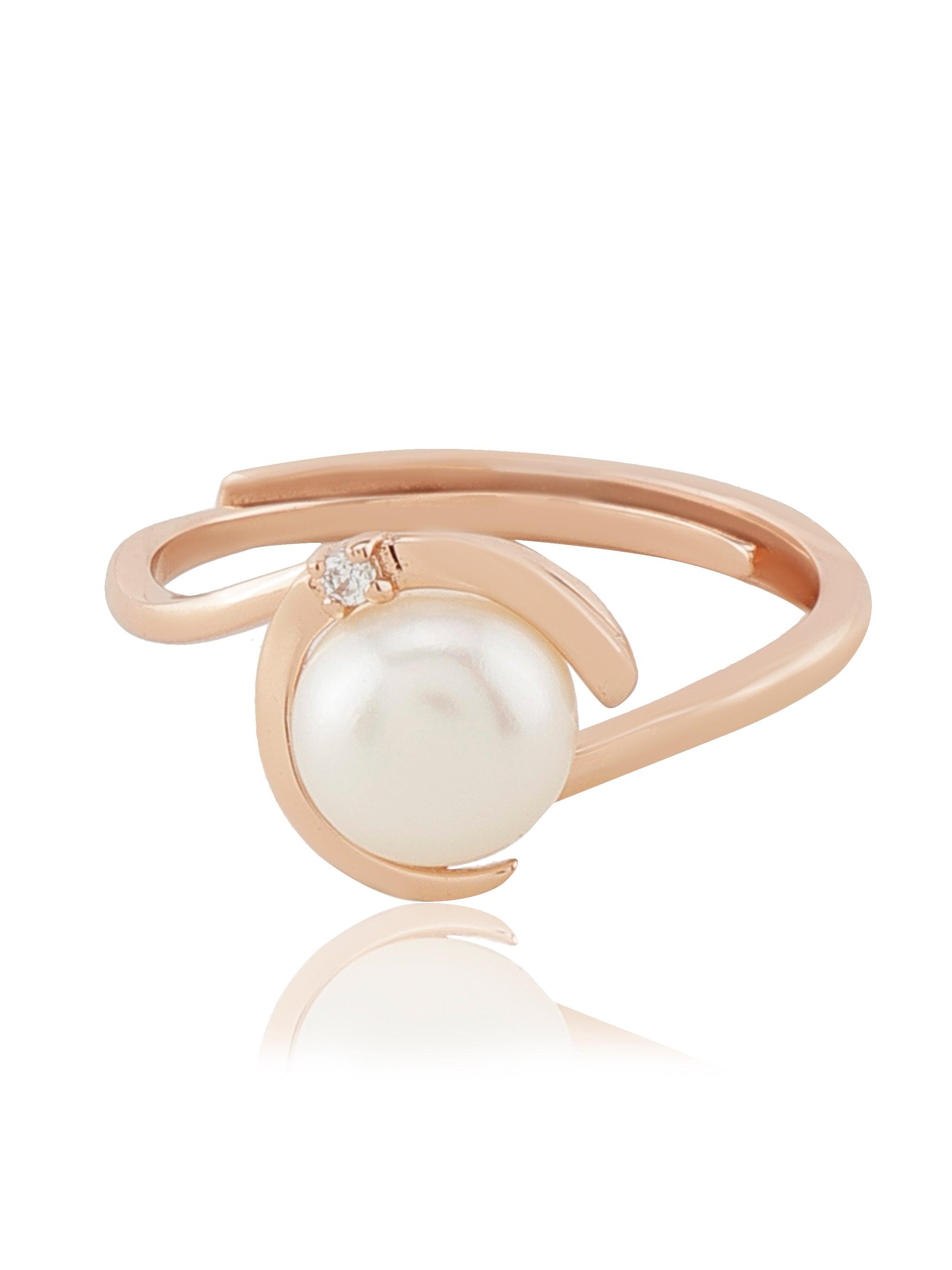 Pearl Nest Silver Ring - Diavo Jewels