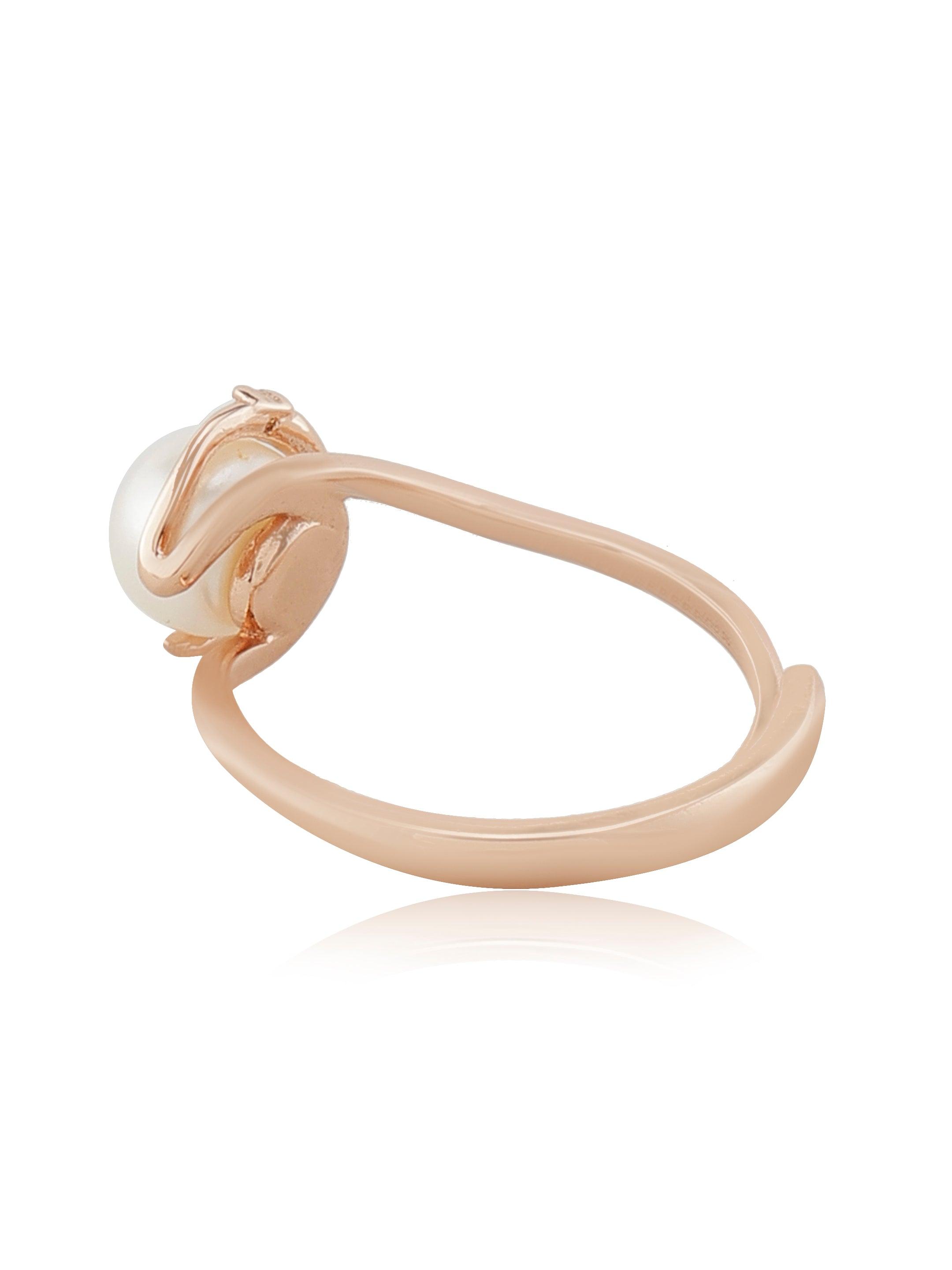 Pearl Nest Silver Ring - Diavo Jewels