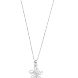 Petite Floral Silver Necklace - Diavo Jewels