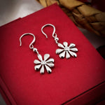 Lily Hook Silver Earrings - Diavo Jewels