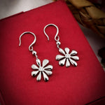 Lily Hook Silver Earrings - Diavo Jewels