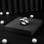 Sterling Silver Knot Design Ring - Diavo Jewels