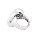 Sterling Silver Knot Design Ring - Diavo Jewels