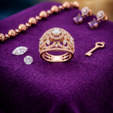 Regal Vine Diamond Ring